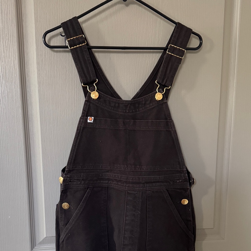 Big bud press unisex overalls in chocolate brown XXS NWT